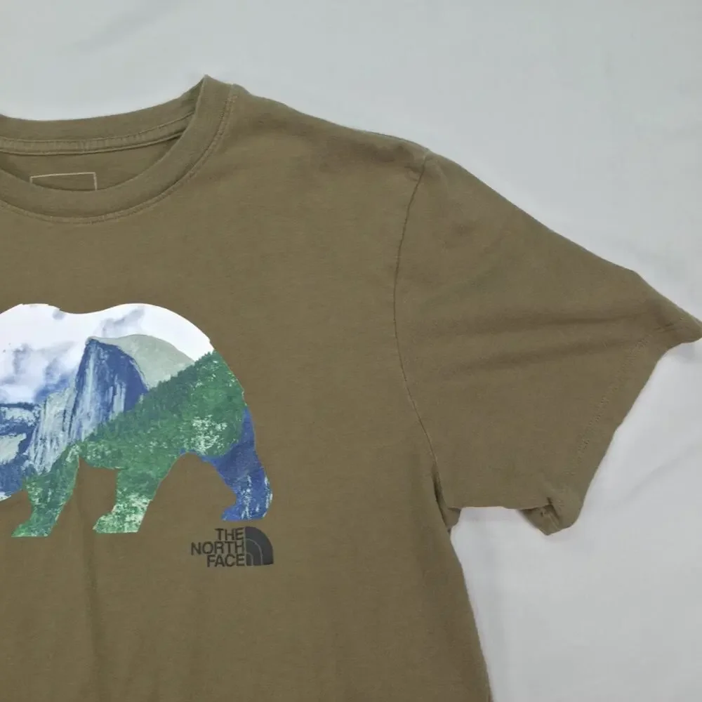 The North Face Mens T Shirt M Bear Yosemite Half Dome Graphic Outdoor Hiking